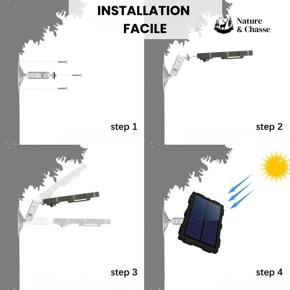 Solarpanel-Set für Wildkameras – Ansicht 4