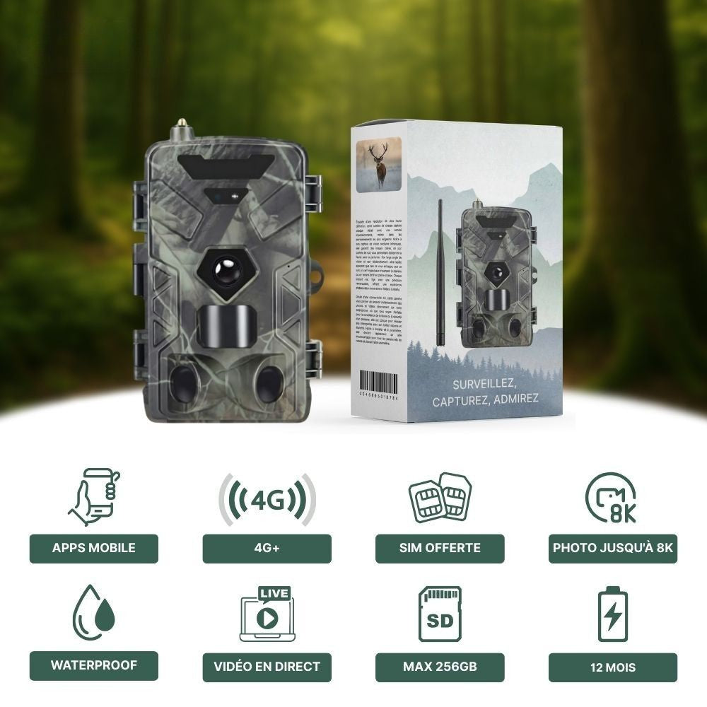 Wildkamera 4G in 8K oder 4K – Ansicht 2
