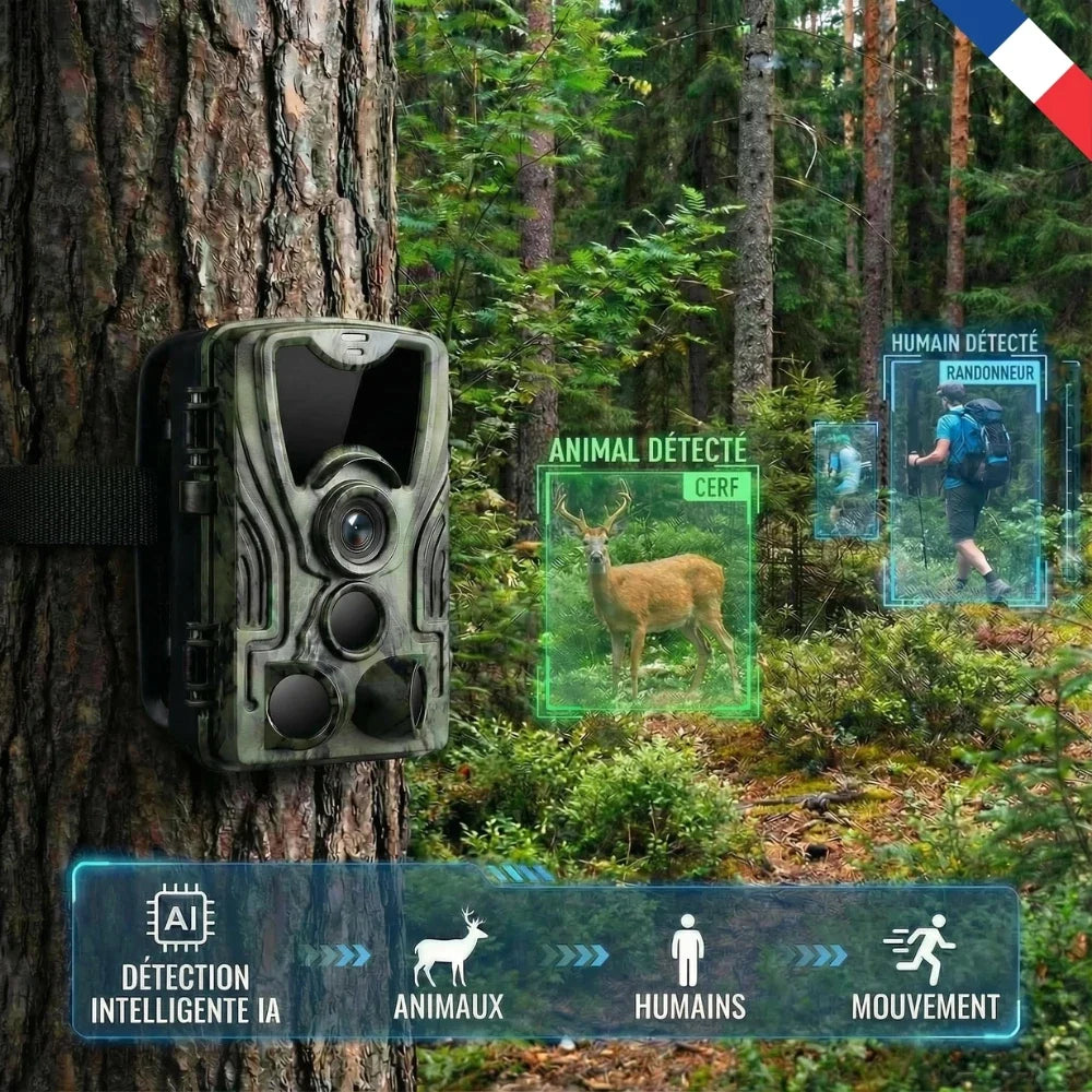Wildkamera 4K mit Display und Nachtsicht – Ansicht 12