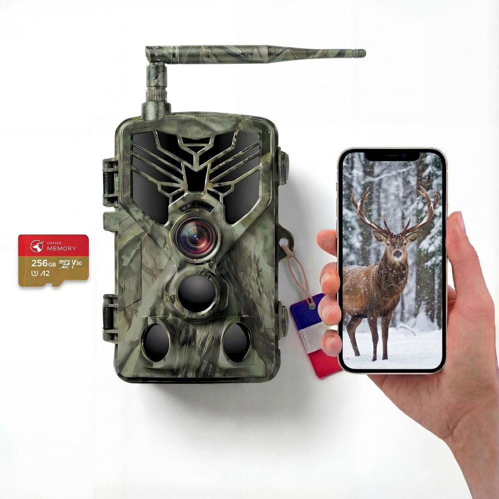 Wildkamera 4K mit SMS/MMS-Alarm