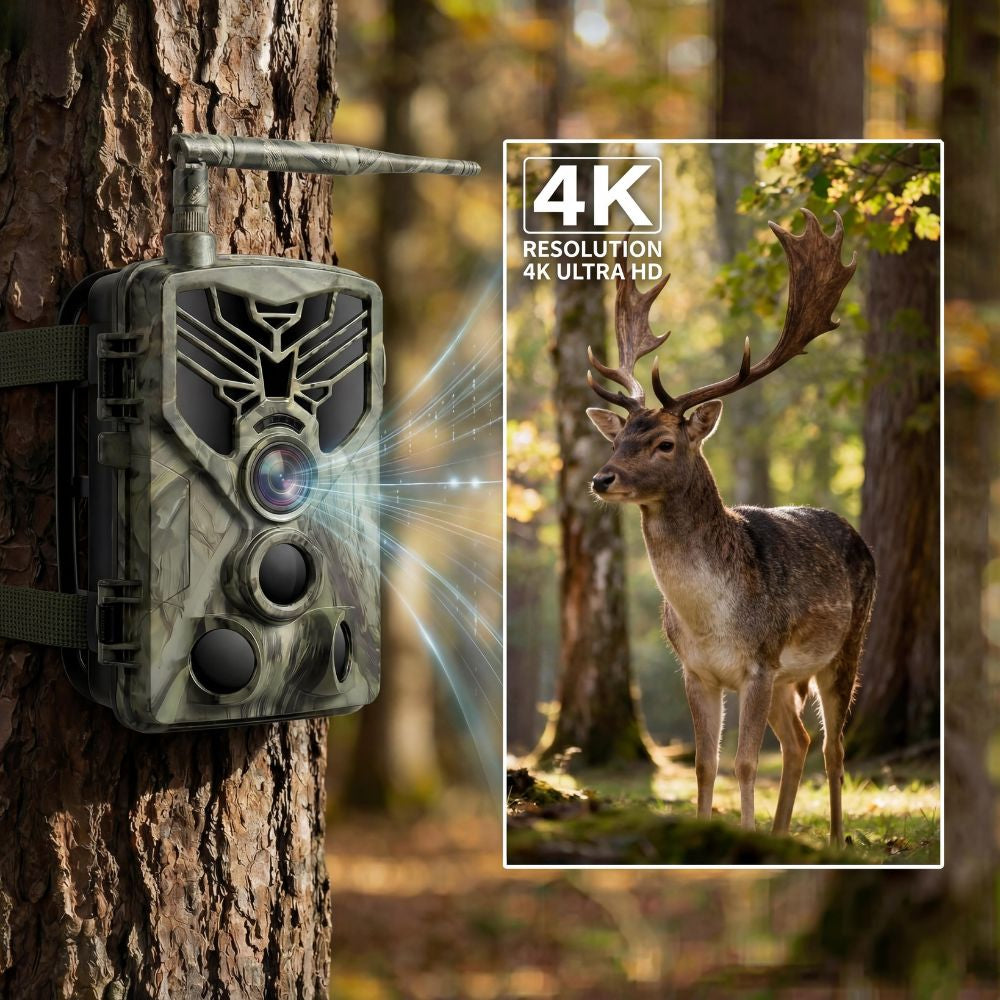 Wildkamera 4K mit SMS/MMS-Alarm – Ansicht 5