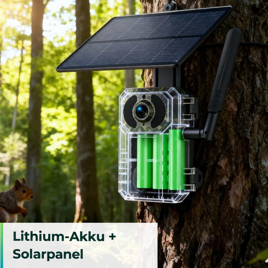 Solar-Wildkamera 4G mit App